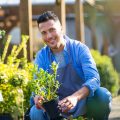 gardener smiling