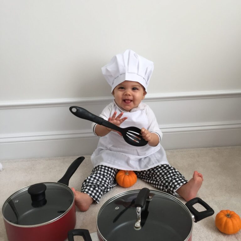 types of chef smiling toddler chef
