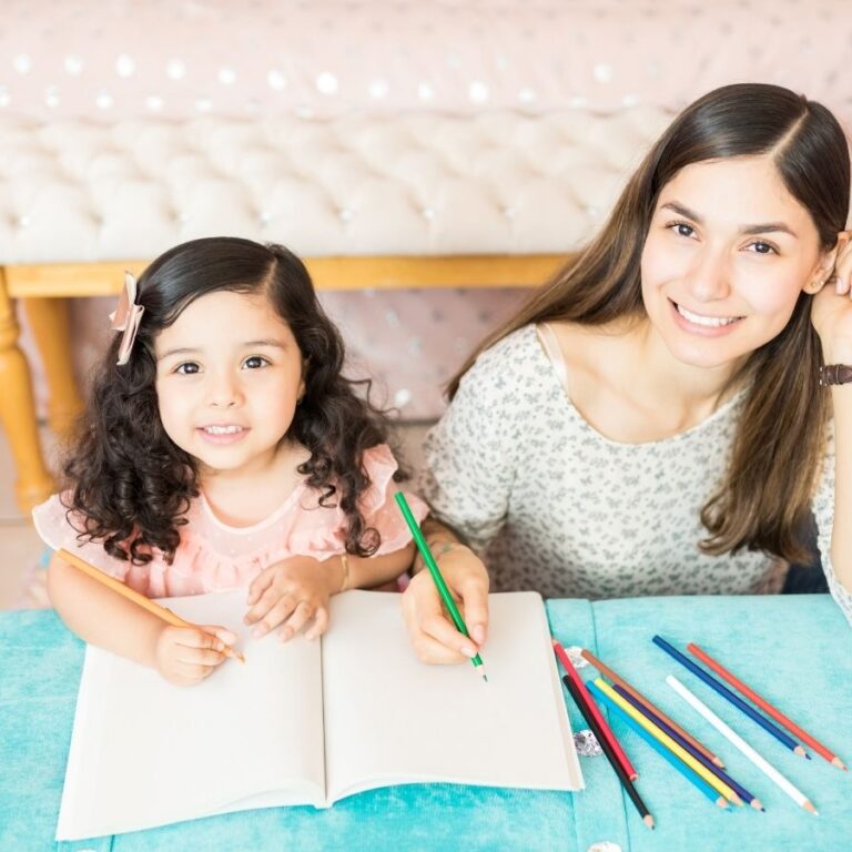 hire a nanny london Happy nanny and child