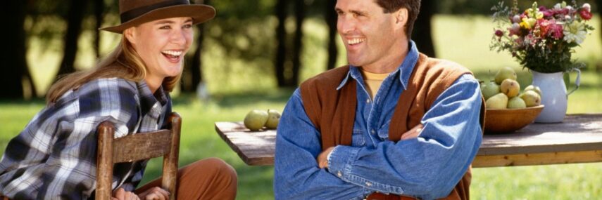 Happy Domestic Couple