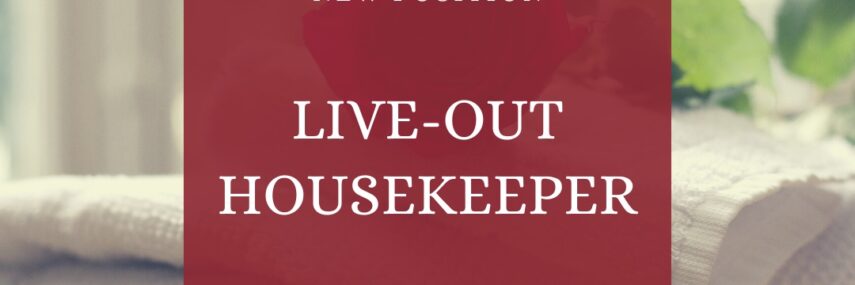 HK live out housekeeper