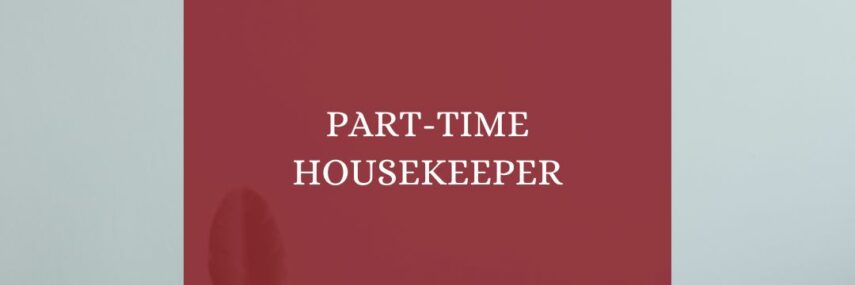 part time housekeeper
