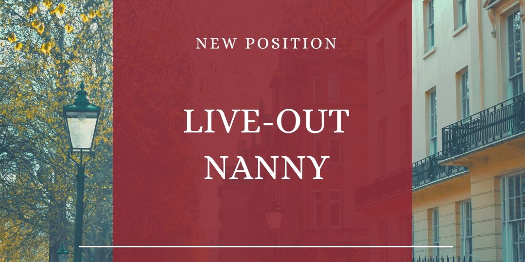 live out nanny london